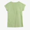 T-shirt femme vert clair avec imprimé coloré - Vêtements 1