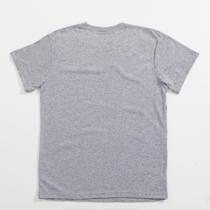 T-shirt homme en coton gris avec imprimé - Vêtements
