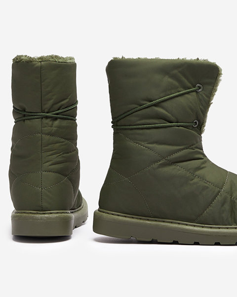 Vert foncé chaussures pour femmes a'la bottes de neige Amirfu- Footwear