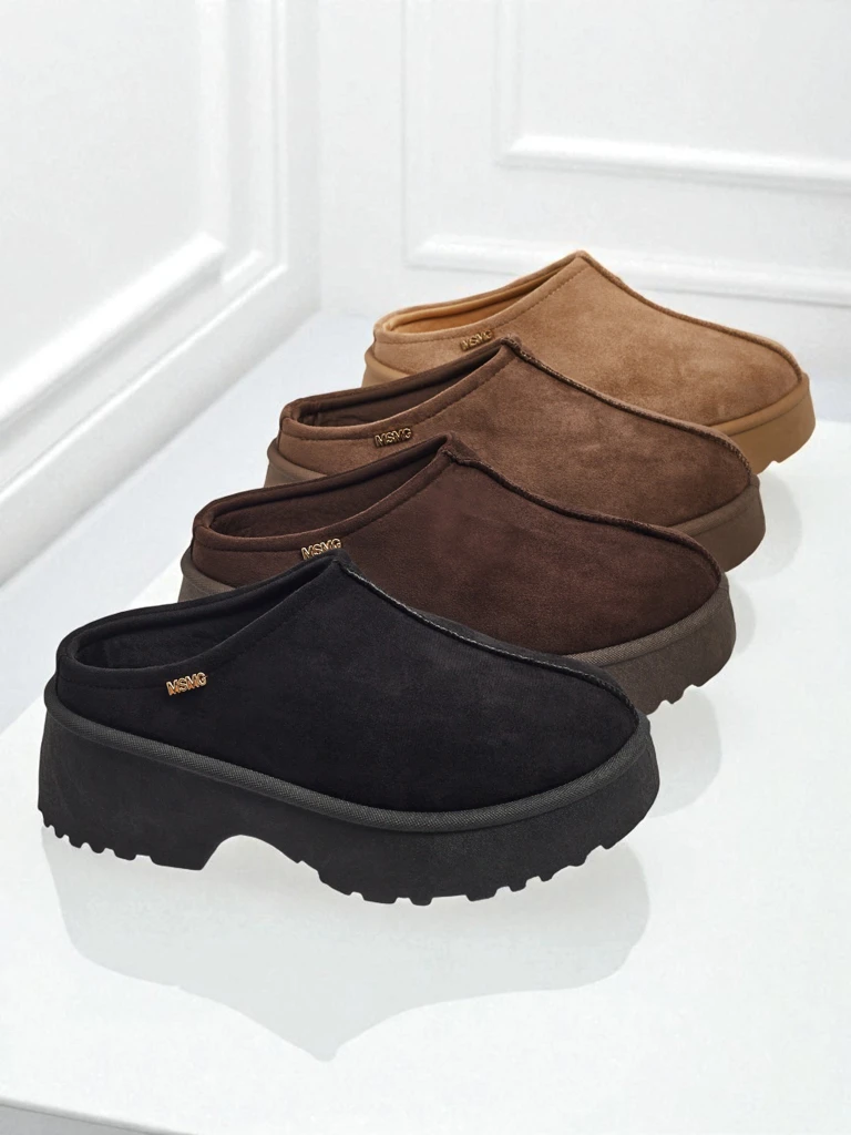 Bottes courtes style bottes de neige pour femmes avec fourrure Calindra