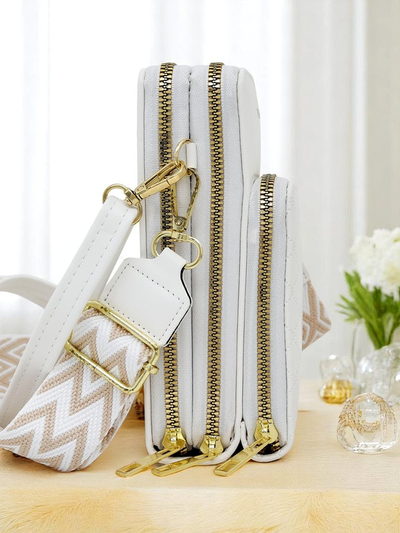 Royalfashion Sac à main portefeuille multifonctionnel avec une bandoulière Suite Mood