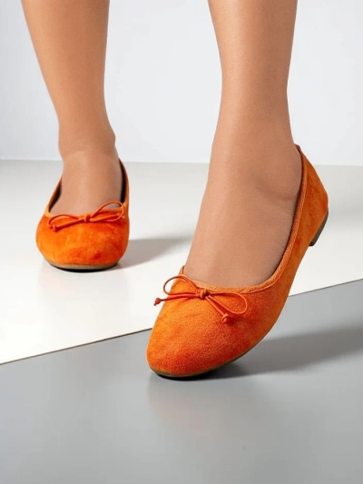 Royalfashion Ballerines pour femmes avec un nœud Zaame