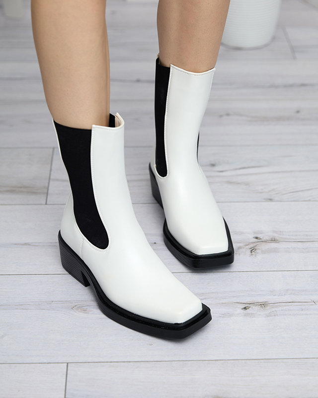 Bottines à enfiler blanches pour femmes Darran - Footwear