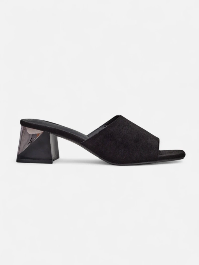 Royalfashion mules pour femmes à talon décoratif Vollatie
