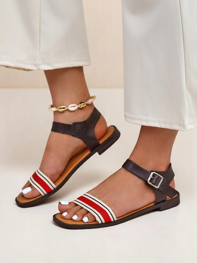 Royalfashion Sandales plates femmes Naya