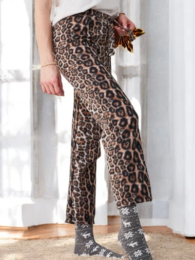 Pantalons de pyjama en coton pour femme Royalfashion à motif écossais