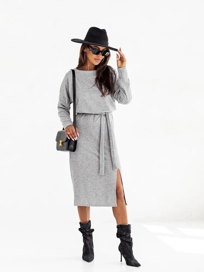 Royalfashion Robe midi pour femme