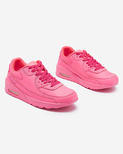 Chaussures de sport sneaker rose fluo pour femmes Faducy- Footwear