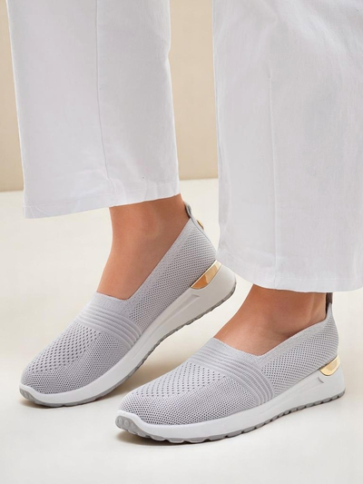 Chaussures à enfiler en tissu pour femmes Royalfashion Perfeti