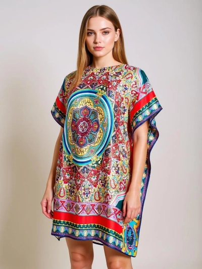 Paréo Ariadne – robe colorée Royalfashion en polyester longueur genou