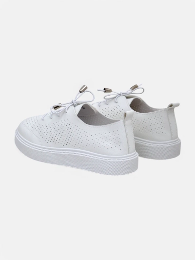 Royalfashion Chaussures de sport lacées perforées pour femmes Vaned
