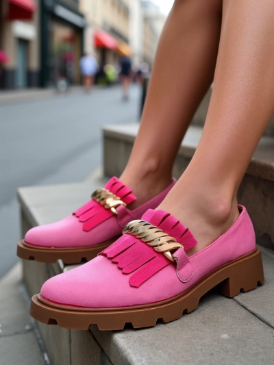 Mocassins en éco-suède Royalfashion pour femmes Mare Nostrum