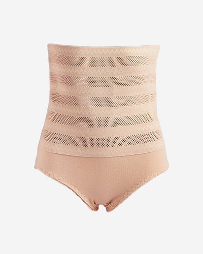 Culotte taille haute légèrement galbante pour femme blanche - Sous-vêtements