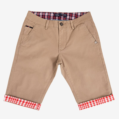 Short beige pour homme - Vêtements