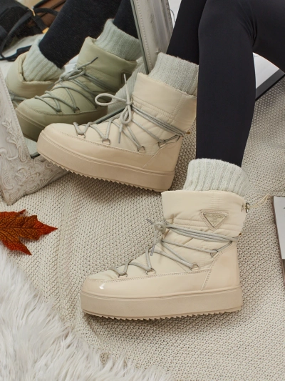 Bottes de neige pour femmes a'la avec fourrure Lysmora