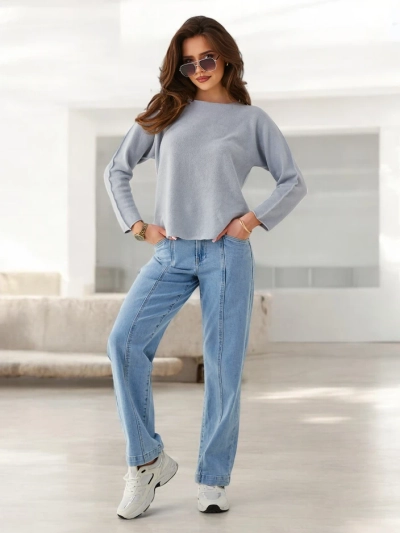 Royalfashion Pull fin en viscose pour femmes