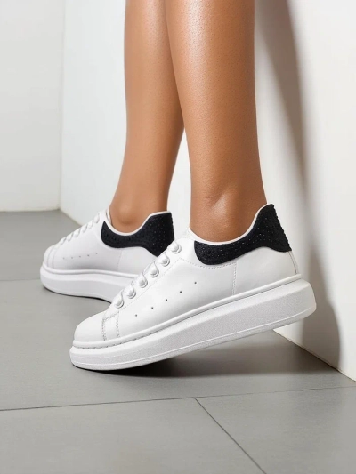 Royalfashion Baskets de sport pour femmes avec des strass Ellefa