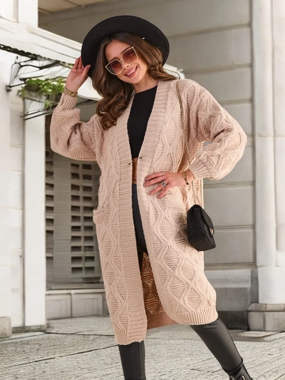Royalfashion Poncho pull femme tricoté