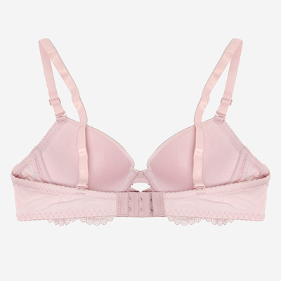 Soutien-gorge femme rose avec dentelle - Sous-vêtements