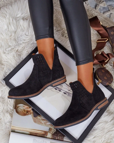 Royalfashion Bottes eko en daim Ovilla pour femme