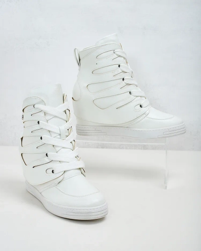 Royalfashion Bottes sportives pour femme à talon Pamstinsa