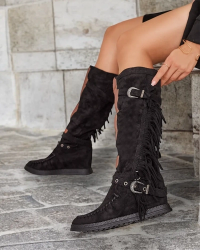 Royalfashion Bottes pour femmes avec ancre cachée Indio