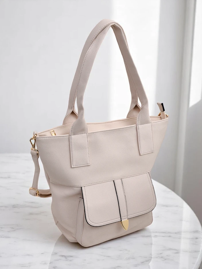 Royalfashion Grand sac à main pour femme en simili cuir