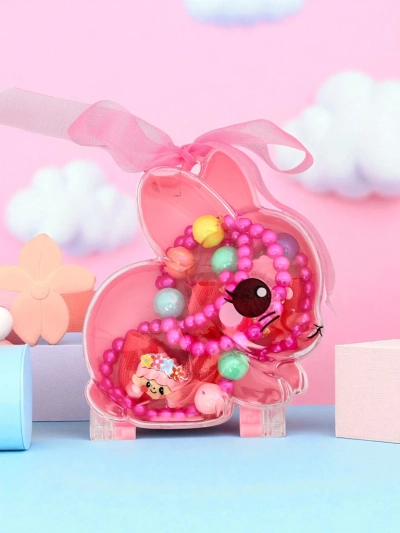 Ensemble de bijoux pour enfants Bambina Allegra Fuschia