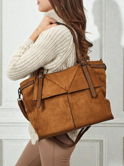 Sac à main shopper pour femmes en éco-daim Daville