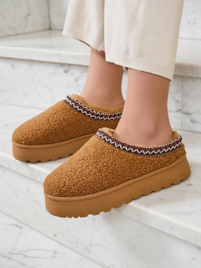Royalfashion Courtes bottes de neige pour femmes Selio