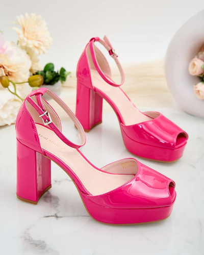 Royalfashion Sandales à tige laquée Lefeyoa pour femme