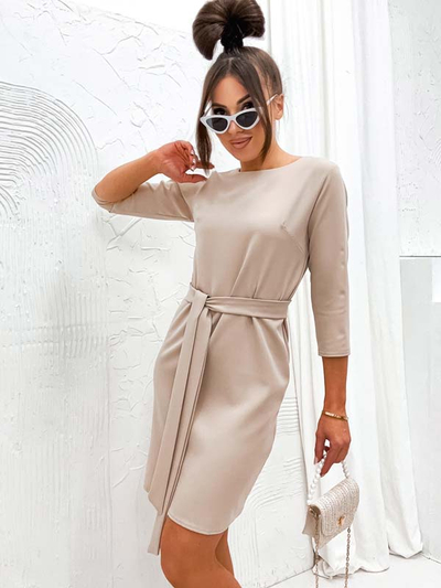 Royalfashion Robe longueur genou pour femme