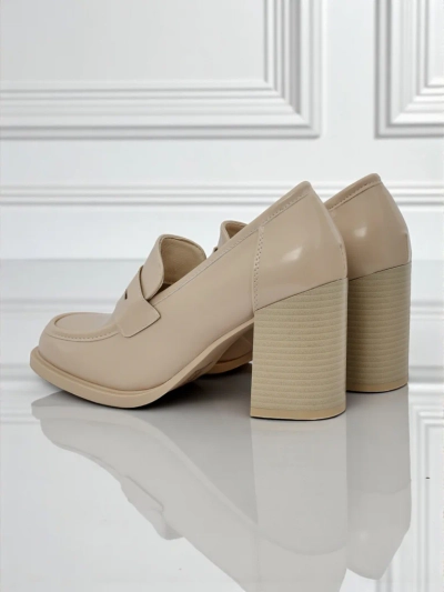 Royalfashion Mocassins pour femmes à talons Minerva