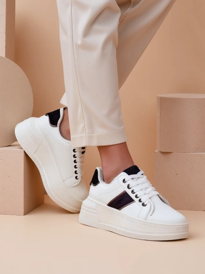 Royalfashion Baskets de sport à plateforme pour femmes Gevin