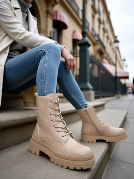 Royalfashion Bottes à lacets Bumalo pour femme