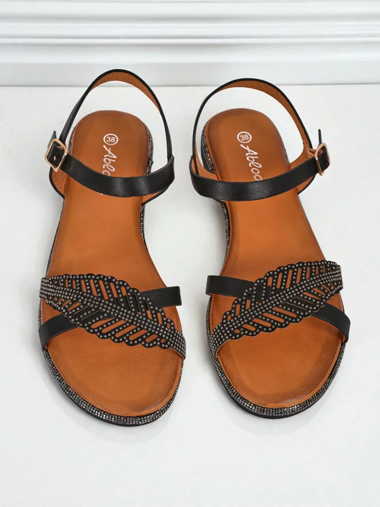 Royalfashion Sandales plates pour femmes Willow Grace