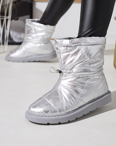 Silver bottes isolées pour femmes a'la bottes de neige Kaliolen - Footwear