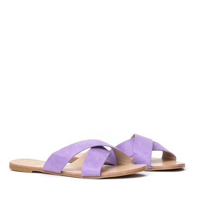 Tongs violettes Olliane - Chaussures 1