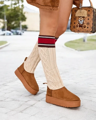 Bottes de neige pour femmes Royalfashion avec un col en forme de chaussette Kokumi