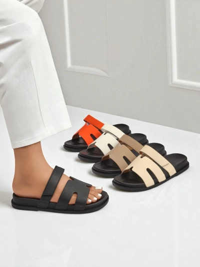Mules en éco-cuir pour femmes Royalfashion ReppiFlex