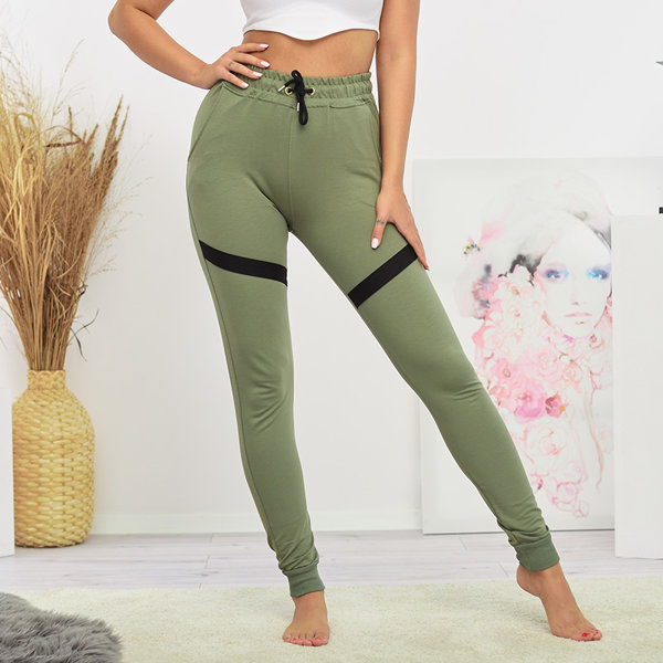 Pantalon de survêtement vert femme - Vêtements