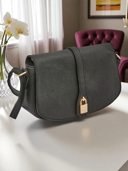 Royalfashion Petit sac à main pour femme en cuir écologique Moderno Viva