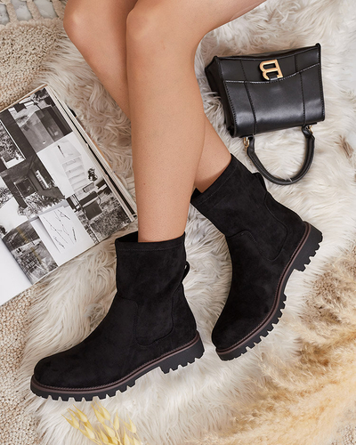 Royalfashion Bottes Gebimma pour femme en éco-suède