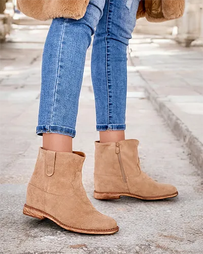 Royalfashion Royalfashion Bottes western à talon compensé couvert Patorias