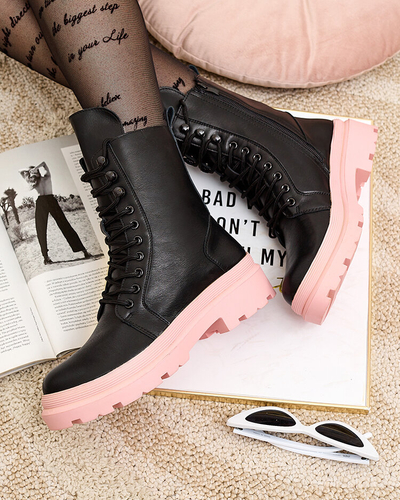 Royalfashion Bottes bagger pour femmes en cuir écologique Vederme