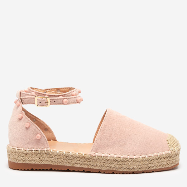 OUTLET Espadrilles femme roses à jets Lonesi - Footwear