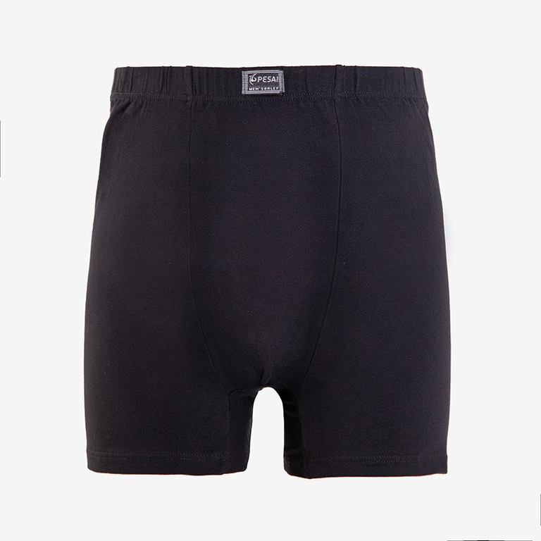 Caleçon homme en coton noir GRANDE TAILLE - Sous-vêtements