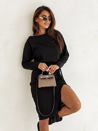 Royalfashion Robe midi pour femme