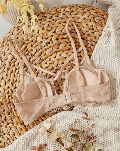 Royalfashion Soutien-gorge femme avec bretelles décoratives