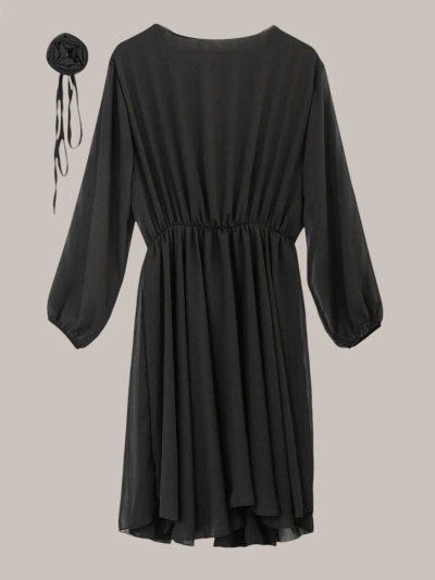 Robe classique pour femme de longueur genou de la marque Royalfashion